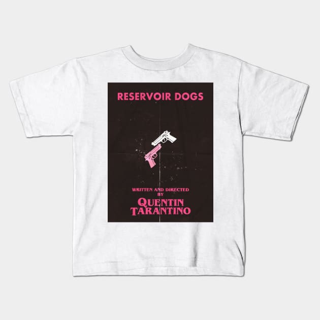 Reservoir Dogs Art Kids T-Shirt by Paskwaleeno